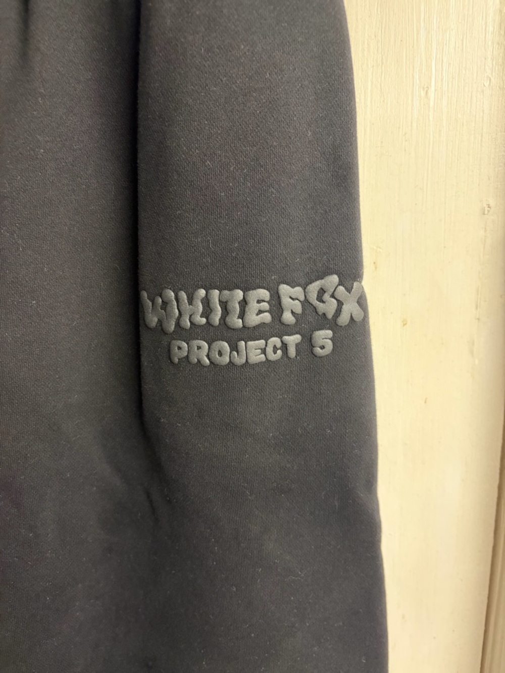 White Fox Project 5 Black Sweatpants - Picture 4 of 4